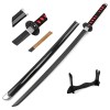 Vendics Demon Slayer Sword Tanjiro 104 Cm/41″ Katana Japonais Anime Samurai Sword Demon Slayer Cosplay Pour Les Amateurs DAn