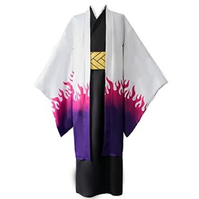 Ubuyashiki Kagaya Costume de kimono japonais pour déguisement de Demon Slayer XL 