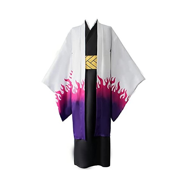 Ubuyashiki Kagaya Costume de kimono japonais pour déguisement de Demon Slayer XL 