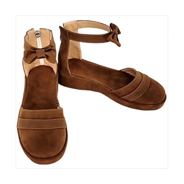 ERIMEI Manga World Cosplay Bottes Chaussures for Demon Slayer Kimetsu no Yaiba Makomo