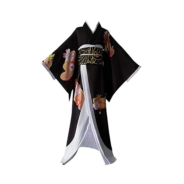 Costume de kimono japonais Demon Slayer Kibutsuji Muzan - Pour Halloween - Taille M