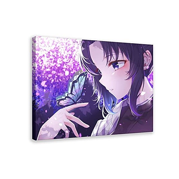 Poster sur toile motif Demon Slayer Kochou Shinobu - 40 x 60 cm