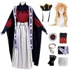 YEAJION Douma Cosplay Costume Complet avec Chapeaux et Perruque Anime Demon Slayer Douma Cosplay Costume Kimetsu no Yaiba Kim