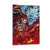 yique Impression sur toile Demon Slayer Tanjiro - Décoration murale moderne - 60 x 40 cm