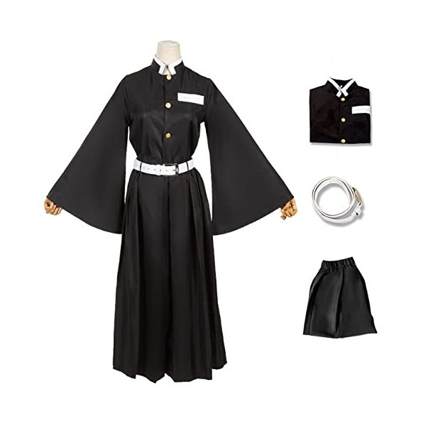 YEAJION Tokitou Muichirou Cosplay Costume Complet avec Perruque Demon Slayer Anime Cosplay Costume Kimono Halloween Carnaval