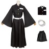 YEAJION Tokitou Muichirou Cosplay Costume Complet avec Perruque Demon Slayer Anime Cosplay Costume Kimono Halloween Carnaval 
