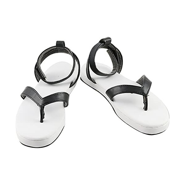 HROUGE Pepsi Bottes Chaussures for Demon Slayer Kimetsu No Yaiba Hashibira Inosuke Black