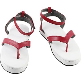 HROUGE Pepsi Bottes Chaussures for Demon Slayer Kimetsu No Yaiba Kamado Tanjirou Flat