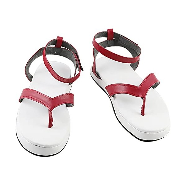 HROUGE Pepsi Bottes Chaussures for Demon Slayer Kimetsu No Yaiba Kamado Tanjirou Flat