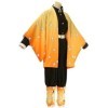 Costume de Cosplay Anime Demon Slayer Kimetsu No Yaiba Agatsuma Zenitsu, Uniforme Kimono pour Femmes, vêtements de fête dhal