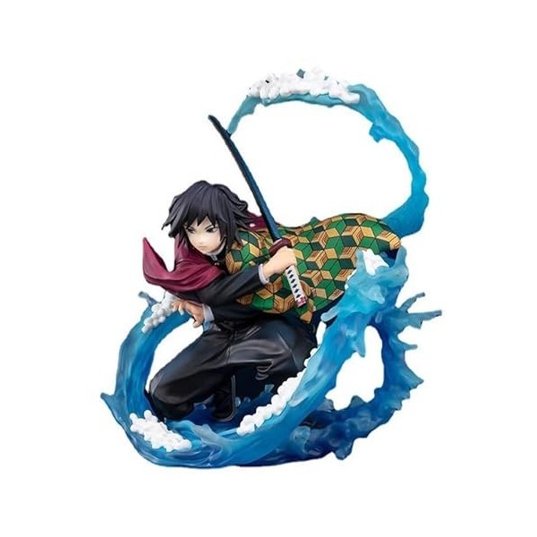 REOZIGN Demon Slayer Zero, Eau Respiration Tomioka Giyuu 17cm/6.7inch Anime Figures Modèle Jeu Personnage Statue Jouet Bureau