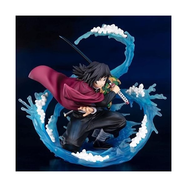 REOZIGN Demon Slayer Zero, Eau Respiration Tomioka Giyuu 17cm/6.7inch Anime Figures Modèle Jeu Personnage Statue Jouet Bureau