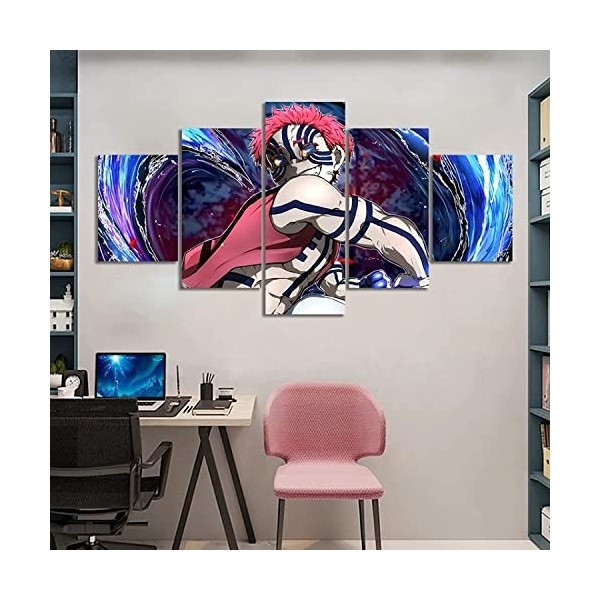 MUICIN Tableau mural modulaire Wall Art Wall Sticker 5 pièces Wall Picture Print sur toile Peinture Affiche abstraite moderne