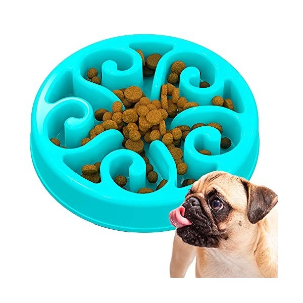 Edipets, Gamelle Anti Glouton Chat ou Chien, Plateau Interactif pour éviter lAnxiété, pour Petits Animaux de Compagnie, Moye