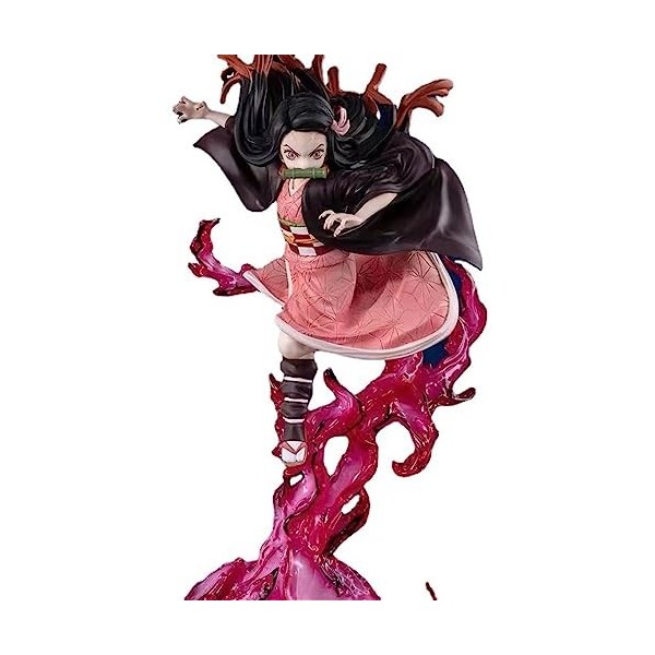 LYOUAE Figurine Anime Demon Slayer ： Nezuko Kamado Blood Demon Figure Anime Personnage Poupée PVC Modèle Collection Bureau Dé