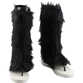 HROUGE Peeepsi Cosplay Bottes Chaussures for Demon Slayer Kimetsu No Yaiba Hashibira Inosuke