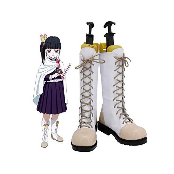Demon Slayer Kimetsu No Yaiba Tsuyuri Kanawo Cosplay chaussures bottes Halloween Cosplay Costume accessoire 48 taille féminin
