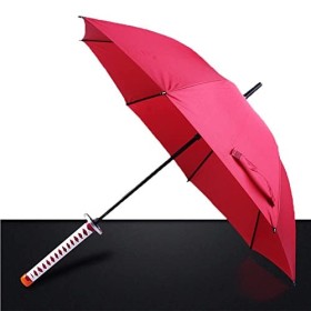 ILAMRA pour Demon Slayer Agatsuma Zenitsu Parapluie Automatique 16 os Coupe-Vent imperméable Soleil Pluie Parapluie pour Homm