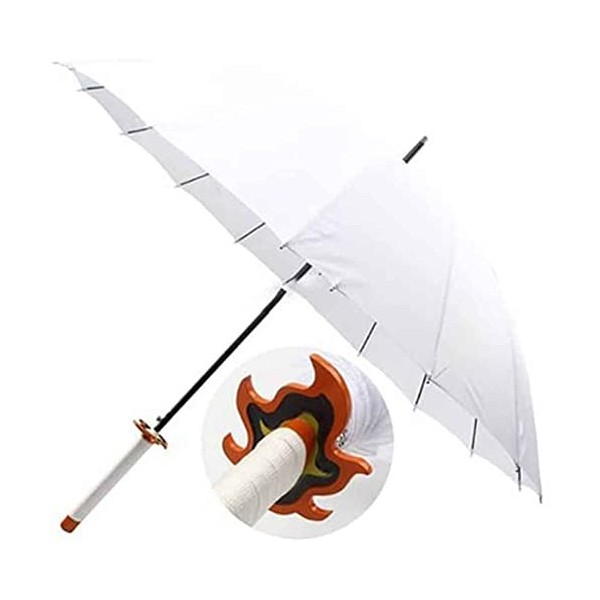 ILAMRA pour Anime Cosplay Parapluie Demon Slayer Agatsuma Zenitsu Edition16 Bones Coupe-Vent Imperméable Soleil Pluie Paraplu