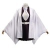 Anime Demon Slayer Kimetsu no Yaiba Kanroji Mitsuri Women Uniform Cosplay Costume Kimono Halloween Party Dress With Wig S Uni
