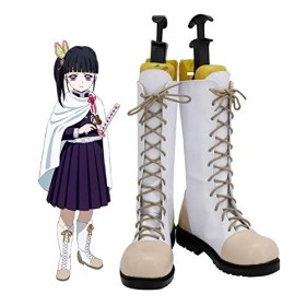 Demon Slayer Kimetsu No Yaiba Tsuyuri Kanawo Cosplay chaussures bottes Halloween Cosplay Costume accessoire 48 taille féminin