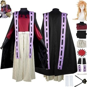 Tjmiaohao Anime Douma Cosplay Costume Outfit Demon Slayer Uniforme Cape Ensemble Complet Halloween Carnaval Party Dress Up Co