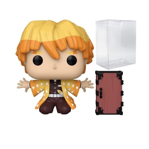 POP Anime : Demon Slayer – Zenitsu Agatsuma Protecting Nezukos Box Limited Edition Funko Figurine en vinyle livrée avec étu