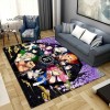 BGAFAG Demon Slayer Mode Tapis Anime 3D Imprimé pour Salon Chambre Grand Tapis Doux Maison Enfants Chambre Mignon Tapis De So
