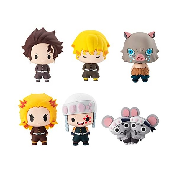 Megahouse Demon Slayer: Kimetsu no Yaiba Chokorin Mascot Series Pack 6 Trading Figures Vol. 4 5 cm