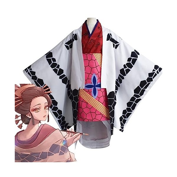 Cosplay Costume Outfit De Japanese Anime Demon Slayer, Halloween Noël Cosplay Costumes pour Adultes