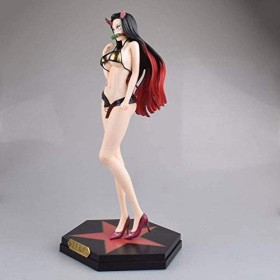 CCHHQ Statue de lanime Demon Slayer Jolie fille maillot de bain Kamado Nezuko environ 34 cm