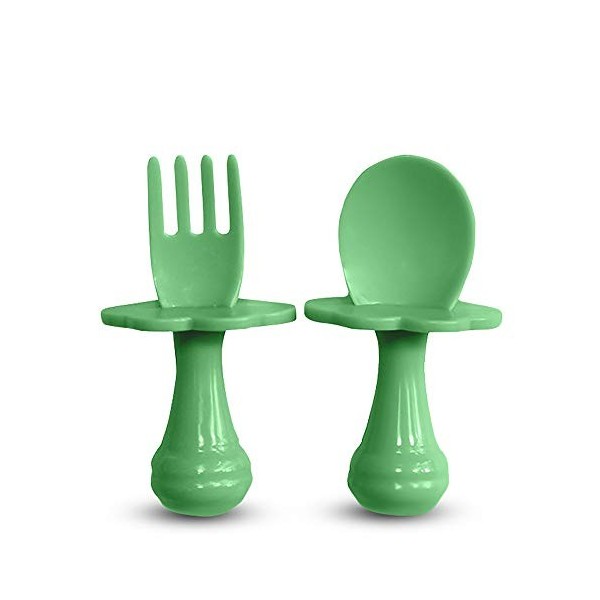 Cuillère bébé - Fourchette bébé - Cuillère et Fourchette pour bébé,Multicolores, Ensemble de couverts pour encourager votre b
