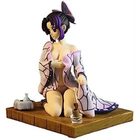LYOUAE Figurine Anime Anime Statue Demon Slayer Kochou Shinobu Figure PVC Action Statue Anime Collection Modèle Jouet, Adoles