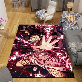 Demon Slayer 3D Print Carpet Outdoor Rug Kids Bedroom Kitchen Rugs Floor Mat Living Room Anime Cartoon Floor Carpet 120x160cm
