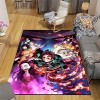 Demon Slayer 3D Print Carpet Outdoor Rug Kids Bedroom Kitchen Rugs Floor Mat Living Room Anime Cartoon Floor Carpet 120x160cm