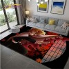 YZGAH Demon Slayer Imprimé Tapis De Salle De Bain Dessin Animé Imprimé Tapis De Sol De Porte Antidérapant G3635 120X160Cm