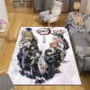 Demon Slayer 3D Print Carpet Outdoor Rug Kids Bedroom Kitchen Rugs Floor Mat Living Room Anime Cartoon Floor Carpet 120x160cm