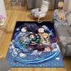 Demon Slayer 3D Print Carpet Outdoor Rug Kids Bedroom Kitchen Rugs Floor Mat Living Room Anime Cartoon Floor Carpet 120x160cm
