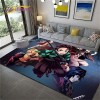 YZGAH Demon Slayer Imprimé Tapis De Salle De Bain Dessin Animé Imprimé Tapis De Sol De Porte Antidérapant G710 120X160Cm