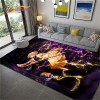 YZGAH Demon Slayer Imprimé Tapis De Salle De Bain Dessin Animé Imprimé Tapis De Sol De Porte Antidérapant G7298 120X160Cm