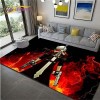 YZGAH Demon Slayer Imprimé Tapis De Salle De Bain Dessin Animé Imprimé Tapis De Sol De Porte Antidérapant G4022 120X160Cm