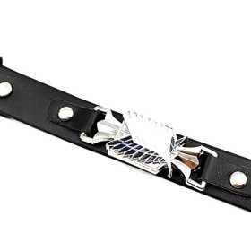 Multiculture Bracelet Anime Manga Cosplay Survey Corps Scouting Legion, 17 centimeters, Plastique Métal, 17 centimeters, Plas