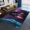 YZGAH Demon Slayer 3D Imprimé Tapis De Sol Grand Doux Flanelle Intérieur Salon Anime Rôle Tapis pour Adultes I2402 120X160Cm