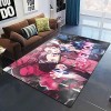 YZGAH Demon Slayer 3D Imprimé Tapis De Sol Grand Doux Flanelle Intérieur Salon Anime Rôle Tapis pour Adultes I5057 120X160Cm