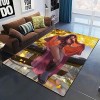 YZGAH Demon Slayer 3D Imprimé Tapis De Sol Grand Doux Flanelle Intérieur Salon Anime Rôle Tapis pour Adultes I2033 120X160Cm