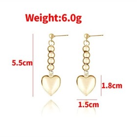 XHBTS 3 paires Anime Cosplay Boucles Doreilles Étoiles Teardrop Poker Boucle Doreille Stud Oreille Clip Bijoux Accessoires