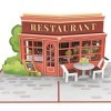 papercrush® Carte pop-up restaurant – Carte danniversaire 3D ou bon pour visite au restaurant, Carte de vœux pour hommes et 