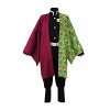 ULLAA Robe japonaise photographie Cosplay Costume démon Slayer Tomioka Giyuu Anime quotidien décontracté Kimono costumes fête