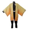 ULLAA Robe Japonaise Photographie Cosplay Costume démon Slayer Agatsuma Zenitsu Quotidien décontracté Kimono Costumes pour An