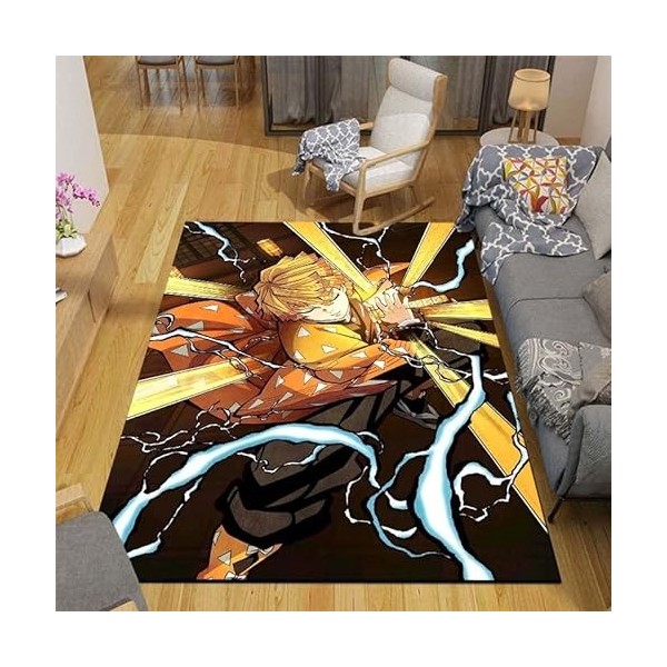 Demon Slayer 3D Print Carpet Outdoor Rug Kids Bedroom Kitchen Rugs Floor Mat Living Room Anime Cartoon Floor Carpet 120x160cm